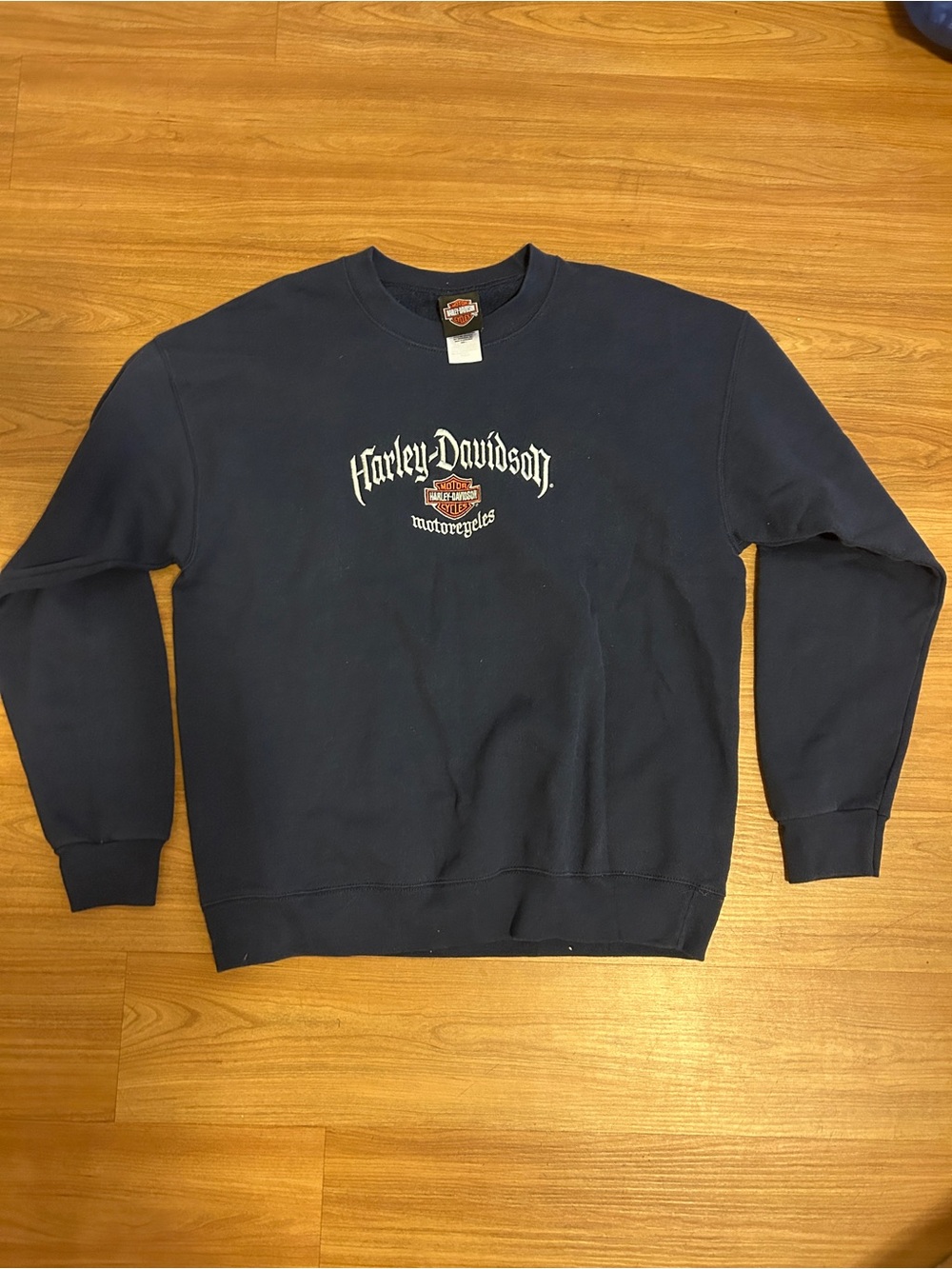 Harley-Davidson Navy Crewneck with Center Logo